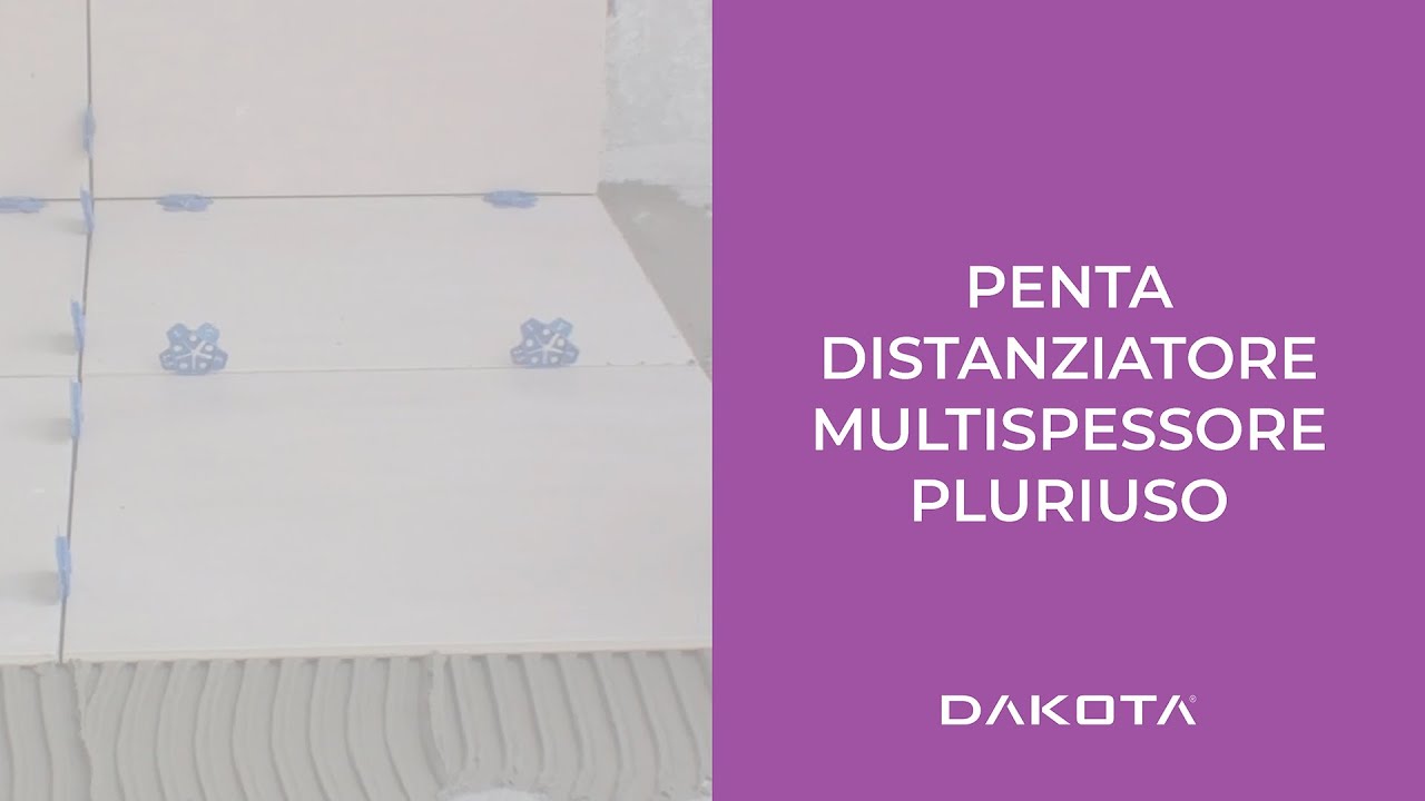 Distanziatori per piastrelle Penta fughe da 0,5; 1; 1,5; 2; 3 mm