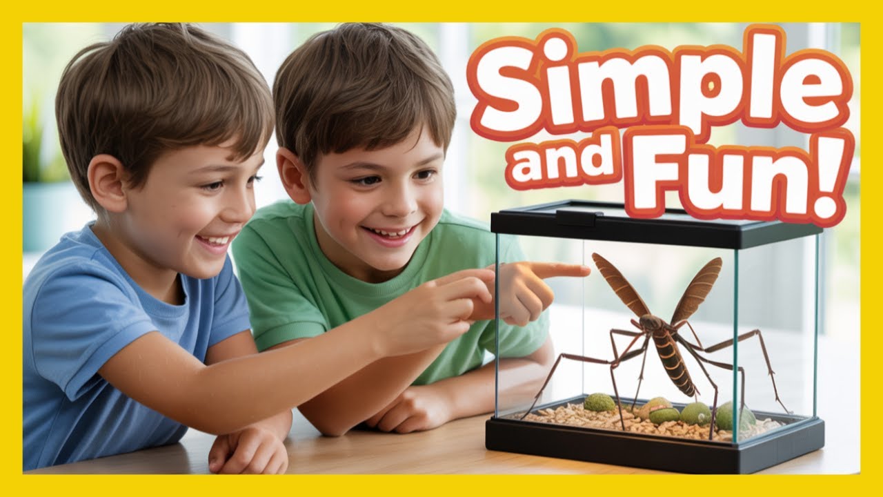 HOW TO KEEP STICK INSECTS KIDS PLAY ADVENTURE HUT JAMIE AND