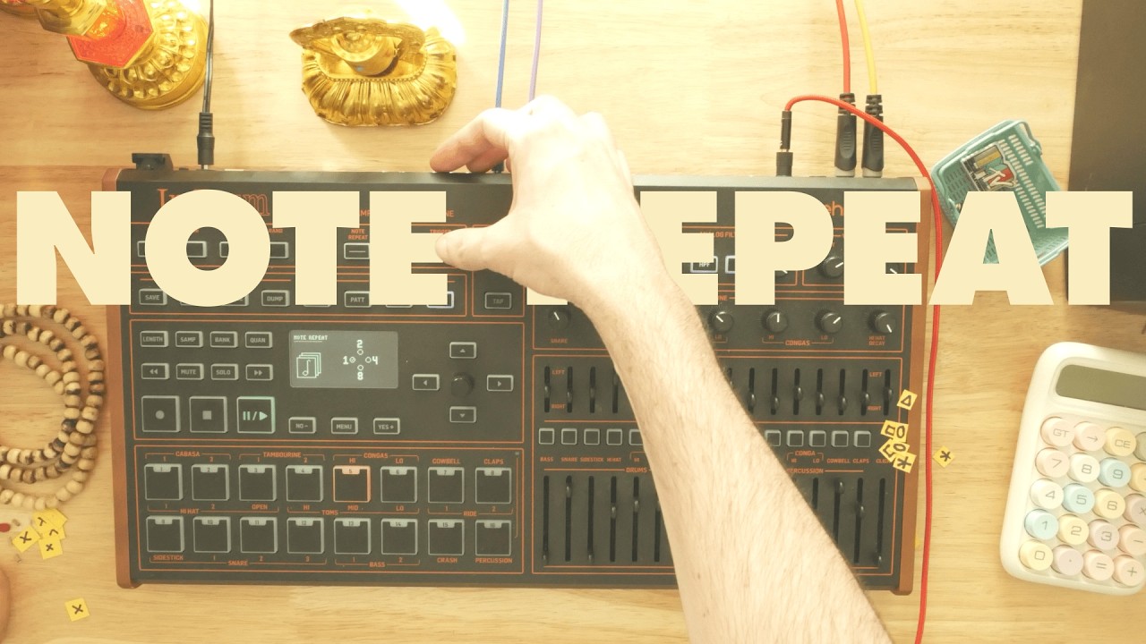 📼 {lofi ratcheting} on the LM DRUM!