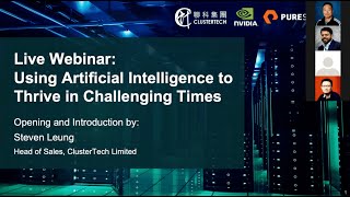 ClusterTech X Pure Storage X NVIDIA Live Webinar: Using AI to Thrive in Challenging Times