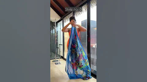 3 ways to tie a sarong | beach outfits | #sarong #scarfstyle #howto #drape #howtowear