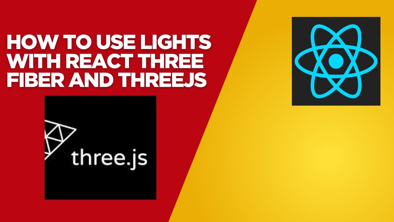 How to Use Lights with React Three Fiber and ThreeJS - YouTube