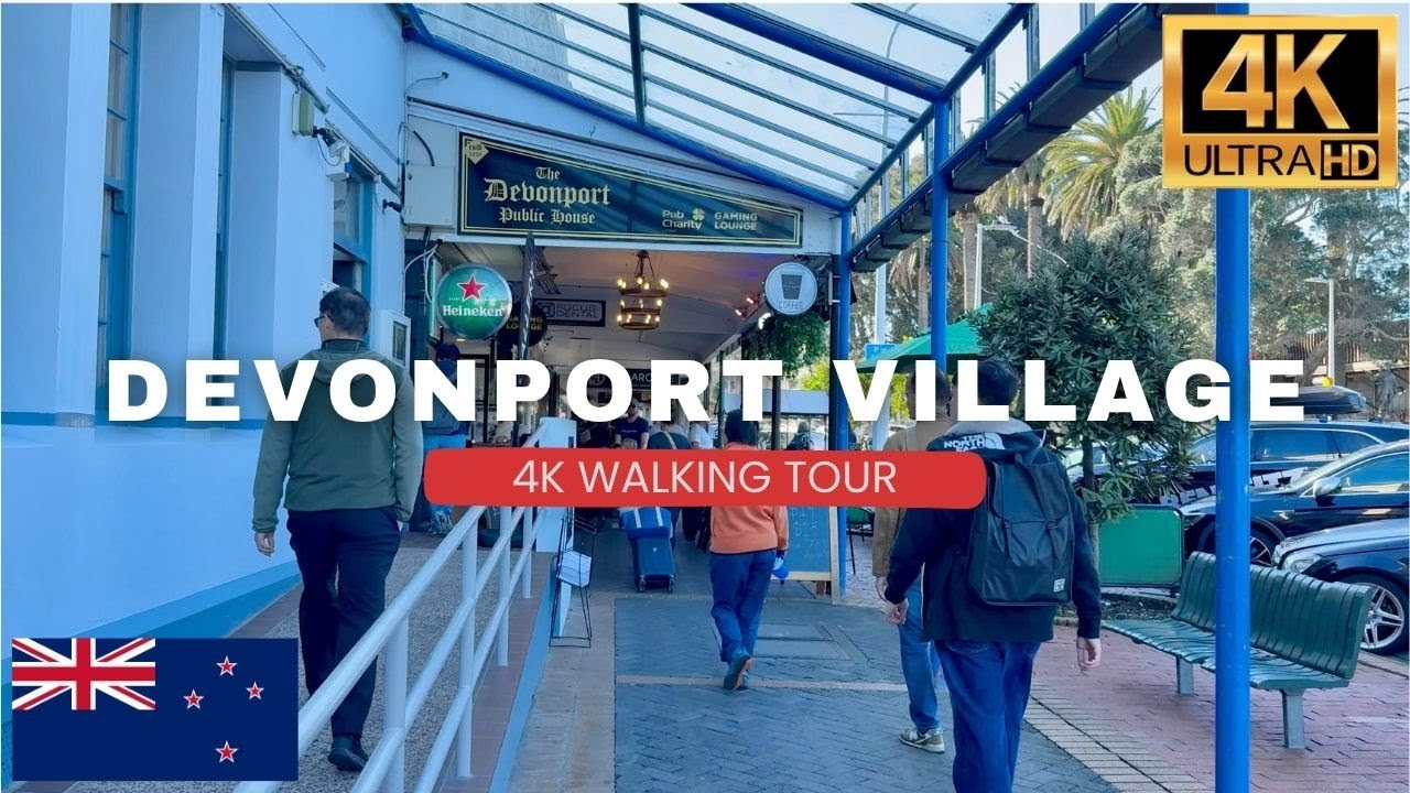 Devonport Village Auckland 4K Walk ✨ Explore New Zealand 🇳🇿