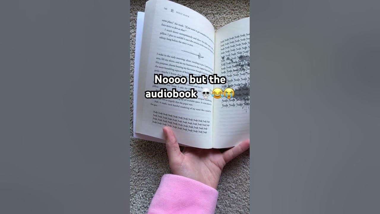 The cruel Prince audiobook 😅💀 #booktube #bookworm #reading #trending #fyp #viral #recommended