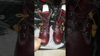 burgundy 40 below timberlands