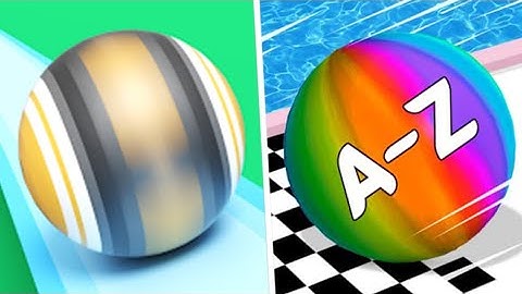@Nozon Gaming Action Balls 🆚 AZ Run NOOB vs PRO vs HACKER vs GOD |Action Ball