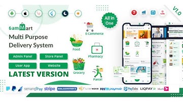 6amMart Multivendor Latest Version || Make 6amMart Multivendor App || Source Code Free Downlaod