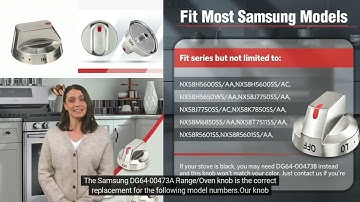 Samsung Range Top Burner Control, Replacement Knobs