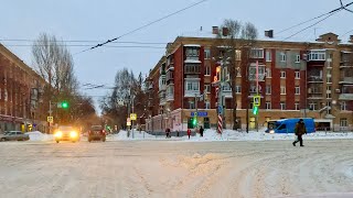 В Самаре не успевают убирать снег   на дорогах снежная каша