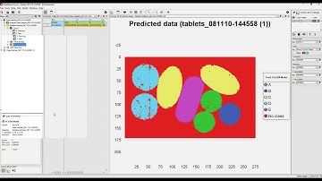 Classification of image data using PLS DA