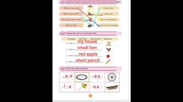 EE 5th std English term 1 work book answers exercise 1.10-1.16