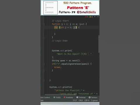 Java Pattern-79 | Print 'E' | Java Pattern Programs #shorts #java # ...