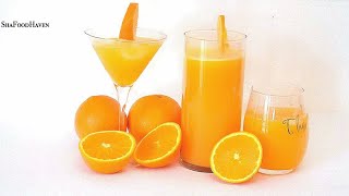 HOW TO MAKE FRESH ORANGE JUICE IN A BLENDER: HEALTHY EASY & DELIGHTFUL