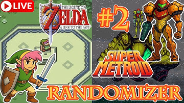 🔴 Super Metroid/A Link to the Past Combined Randomizer! PART 2! Real SNES Footage! 1440p!