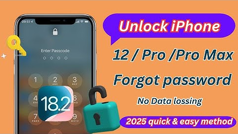 How To Unlock iPhone 12 /12Pro/12Pro Max If Forgot Passcode. unlock Iphone 2025.