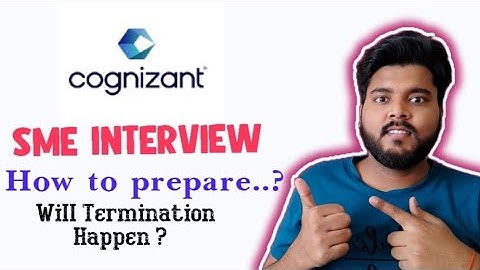 SME interview Cognizant l How to prepare l What if not clear SME l cleared by sachin