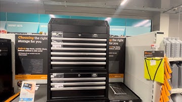 Halfords Advanced 6 Drawer Tool Cabinet-Black unboxed