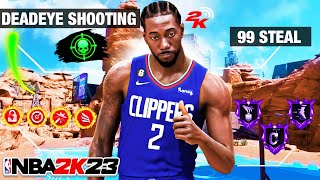 NBA 2K23 KAWHI LEONARD BUILD - 6 7 ISO LOCKDOWN 99 STEAL DEMIGOD BUILD