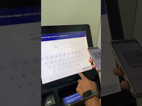 Vídeo: Como usar os quiosques de check-in de autoatendimento do aeroporto