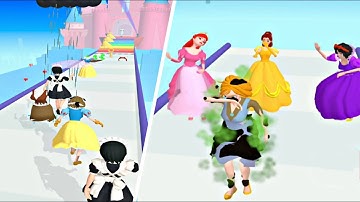 Princess Run 3D 👸♥️🤴 Gameplay Android, iOS All Levels  New Update New Game PR3D 3-4