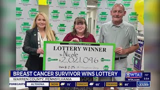 Breast cancer survivor won millions from Pennsylvania lottery's Monopoly game