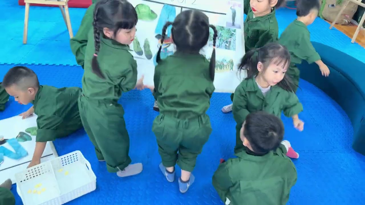 Tiết Dạy : Khám phá về chú bộ đội, bộ binh Lớp 3tC4 Mầm Non Ngọc Tảo