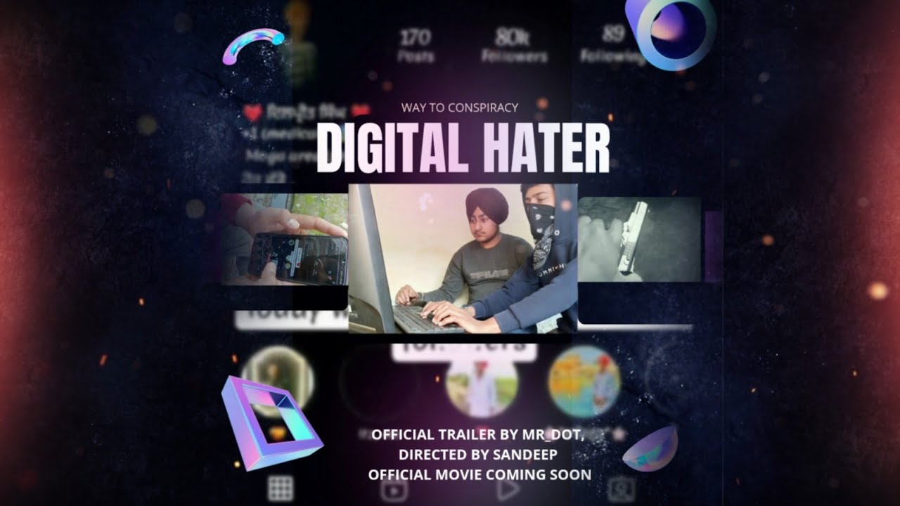 Digital Hater - l | official trailer | youth pb29 | #shortmovie #shortfilm #punjabi