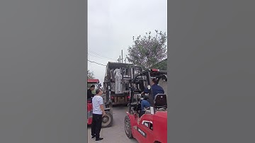 what are they doing!loading the hexagonal wire mesh machine!!!#factory #machine #automatic #loading