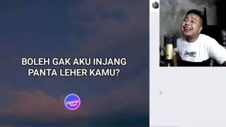 Story wa Bahasa manado keren|Renaldi Gilbert-Boleh nda aku injang panta leher kamu?