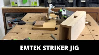 How To: Emtek Striker Plate Jig by Top Notch Finishing 8,104 views 3 years ago 8 minutes, 3 seconds