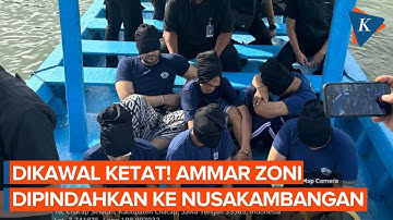 Detik-detik Ammar Zoni Dipindahkan ke Nusakambangan, Tangan Diborgol Kepala Ditutup