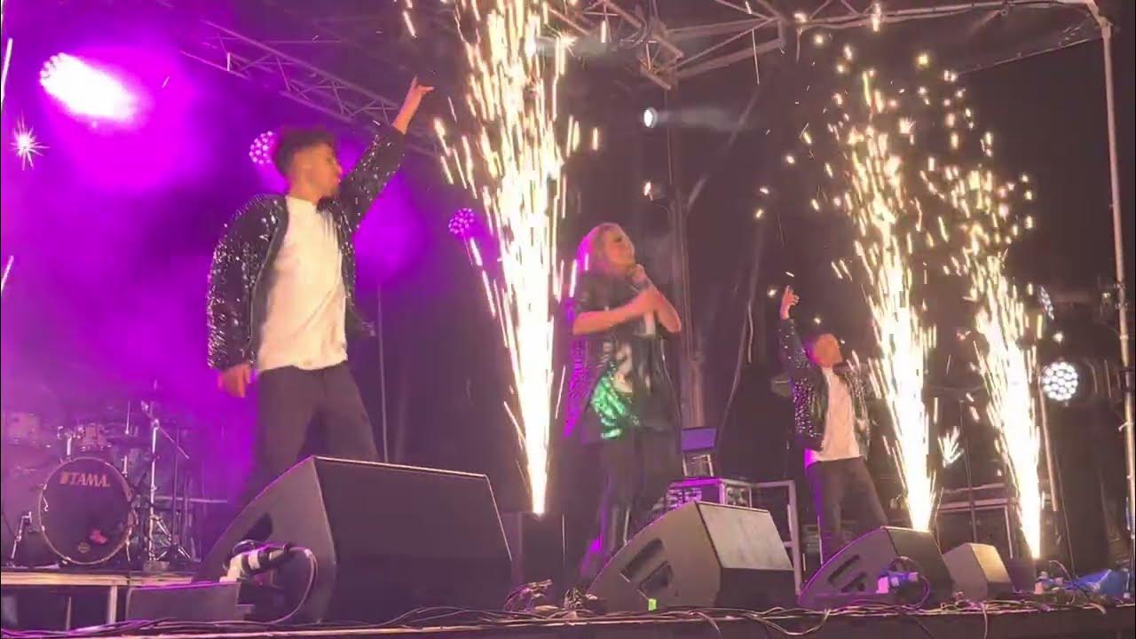 Cascada Every Time We Touch Live at Perth lights switch on 2022. YouTube