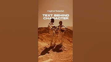 Text behind character capcut tutorial #tutorial #capcut #videoediting