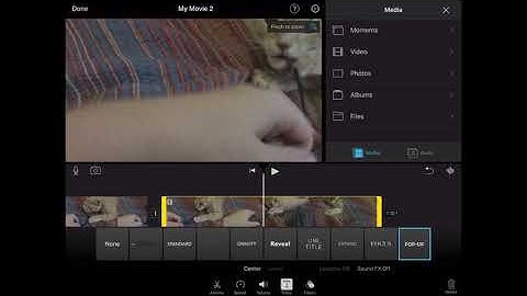 How to move text on iMovie iPad or phone