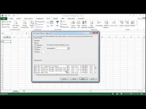 How To Extract Information From Notepad To Excel : Ms Excel Tips