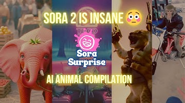 7 minutes of WILD, ANIMAL-INFUSED SORA CREATIONS! 🐶🔥