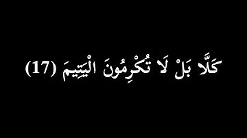 سورة الفجر مكتوبة بصوت جميل جدا جدا بصوت القارئ فارس عباد
