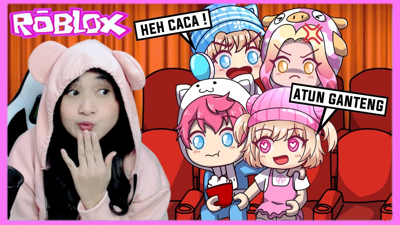 Aku dan Abangku Nonton Bioskop Bareng Atun dan Momon ! ROBLOX