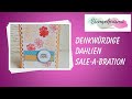 Sale a bration + Karte Denkwürdige Dahlien