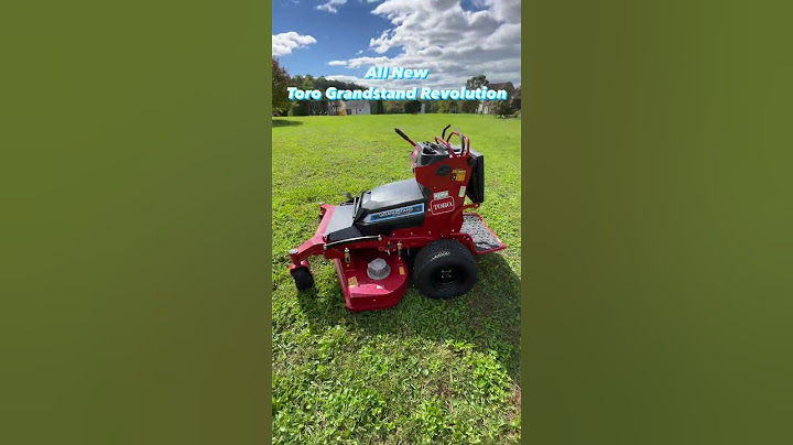 It's Electric! New Toro Revolution Grandstand #electricmower #shorts