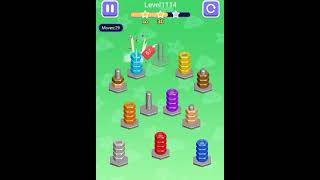 Nut Sort Puzzle Level 1111 - 1120 Walkthrough