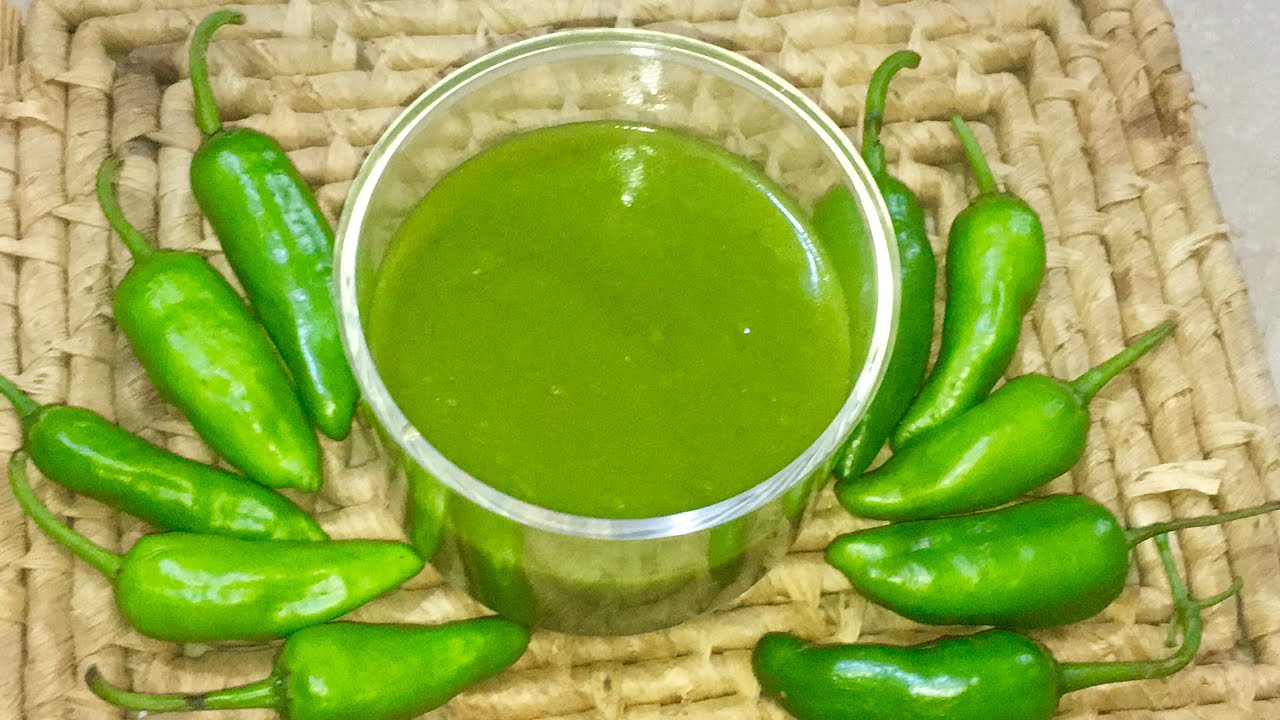Green chilli sauce || Asia’s kitchen