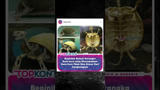 Unik Ya Kerangka Kura Kura #shorts #faktaunik #information #hewan #unik