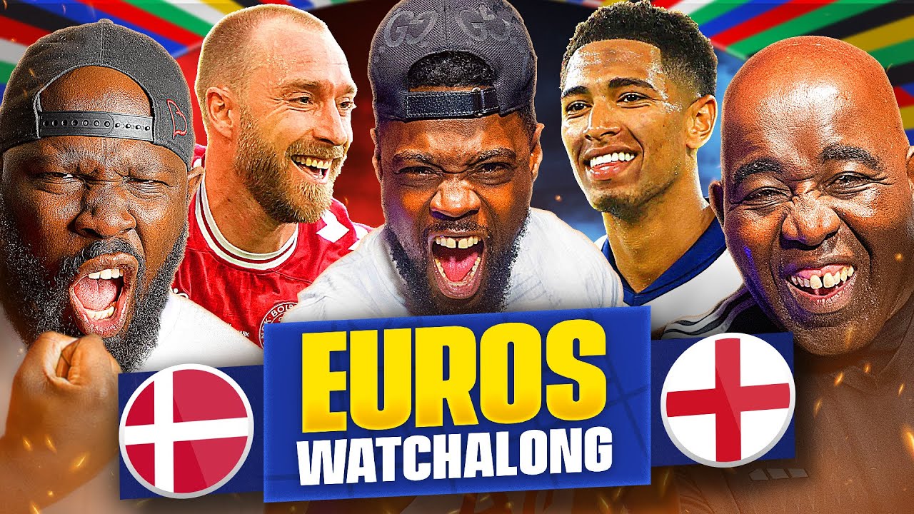 DENMARK 1-1 ENGLAND | EUROS 24 WATCHALONG