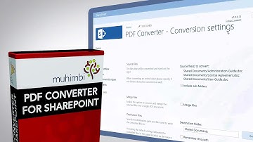 A brief introduction to the PDF Converter for SharePoint