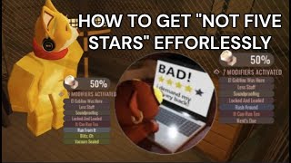 HOW TO GET "NOT FIVE STARS" BADGE EFFORTLESSLY AFTER THE CONTENT UPDATE!! | DOORS #roblox #doors