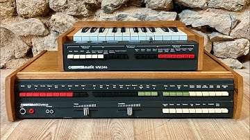 rare birds: Wersi Wersimatic II WM24 + WM24B analog drum machine & accompaniment synth