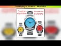 36mm/40mm Men clock Sterile Dial NH35 Automatic Mechanical relogio masculino Sapphire Glass