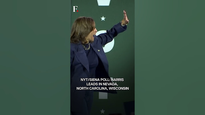 US Election 2024: Trump, Harris Locked In Tight Race In Swing States | Subscribe to Firstpost