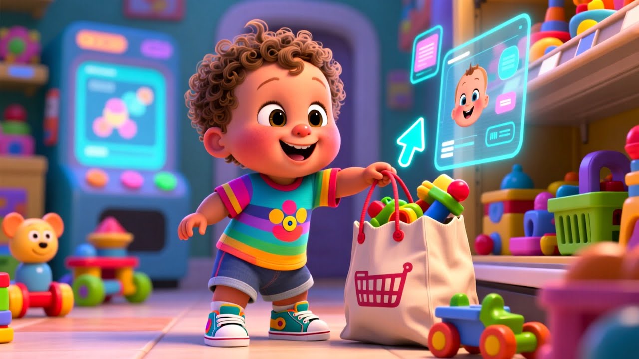 Cyber Monday Toy Hunt 🧸💻 Fun Kids Song | Learn Numbers & Colors for Toddlers